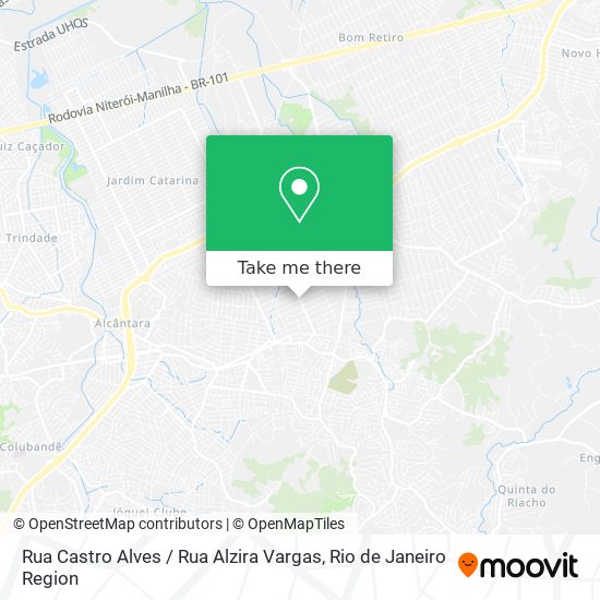 Rua Castro Alves / Rua Alzira Vargas map