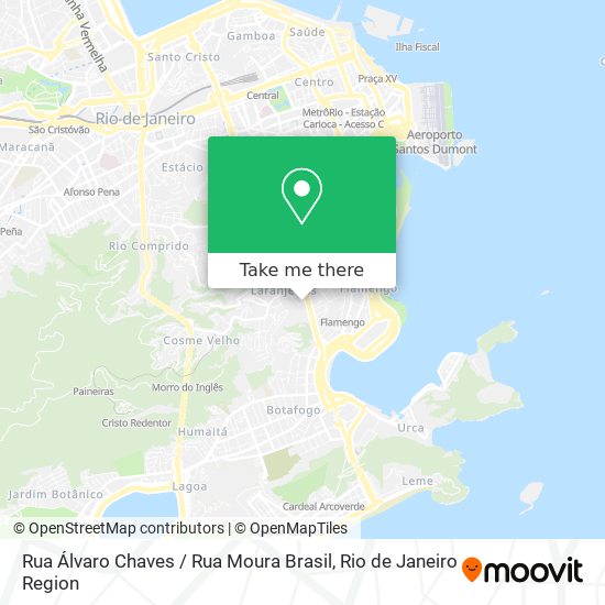 Mapa Rua Álvaro Chaves / Rua Moura Brasil