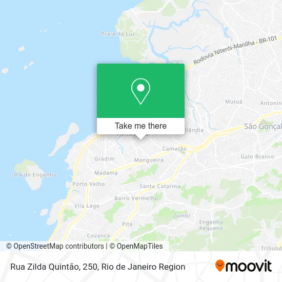 Rua Zilda Quintão, 250 map