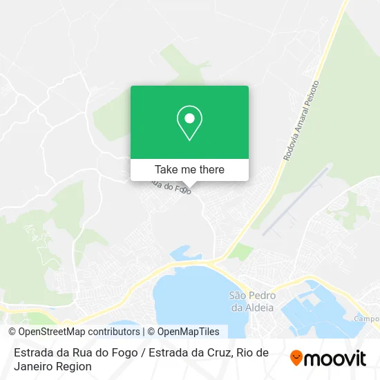 Estrada da Rua do Fogo / Estrada da Cruz map