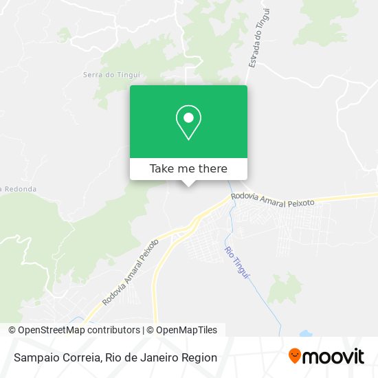 Sampaio Correia map