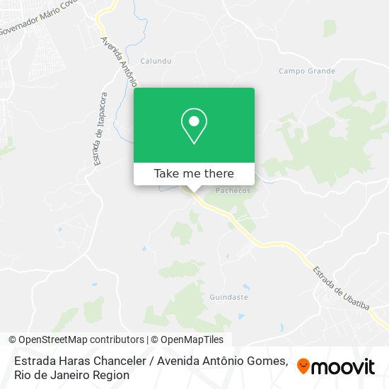 Estrada Haras Chanceler / Avenida Antônio Gomes map