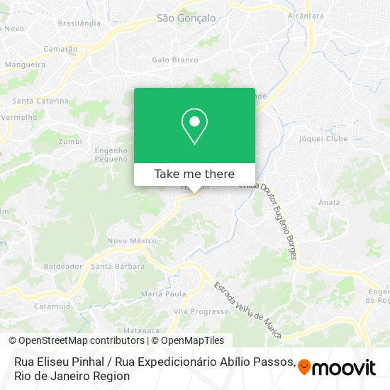 Rua Eliseu Pinhal / Rua Expedicionário Abílio Passos map