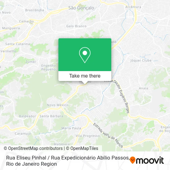 Rua Eliseu Pinhal / Rua Expedicionário Abílio Passos map