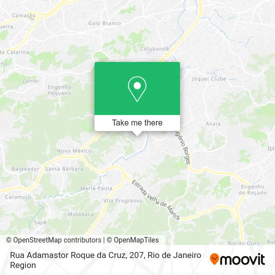 Rua Adamastor Roque da Cruz, 207 map