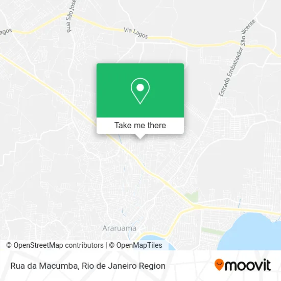 Rua da Macumba map
