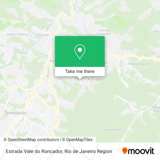 Estrada Vale do Roncador map