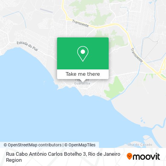 Mapa Rua Cabo Antônio Carlos Botelho 3