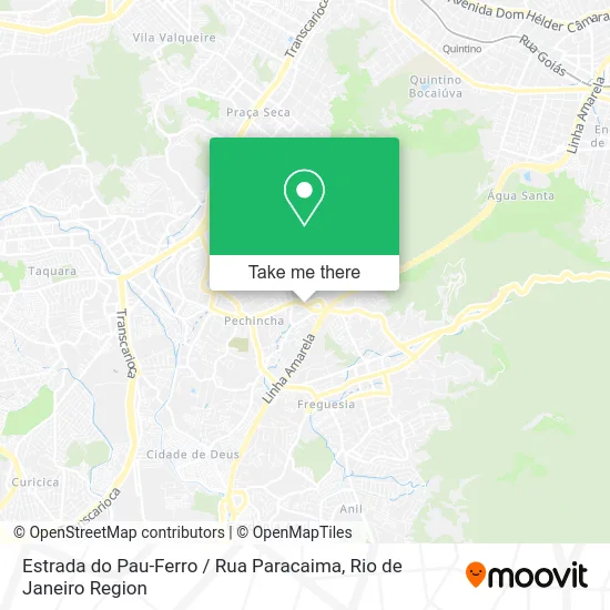 Estrada do Pau-Ferro / Rua Paracaima map