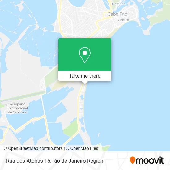 Rua dos Atobas 15 map