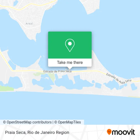 Praia Seca map