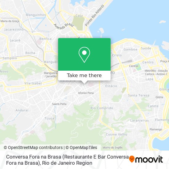 Mapa Conversa Fora na Brasa (Restaurante E Bar Conversa Fora na Brasa)