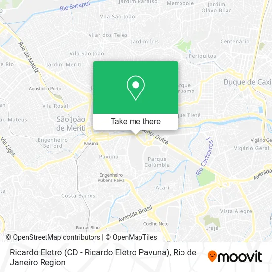 Ricardo Eletro (CD - Ricardo Eletro Pavuna) map