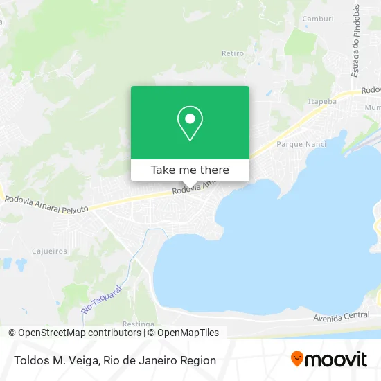 Toldos M. Veiga map