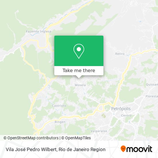 Vila José Pedro Wilbert map