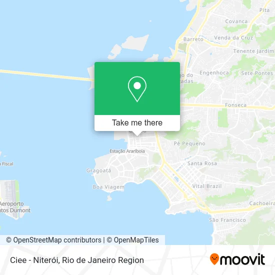 Ciee - Niterói map