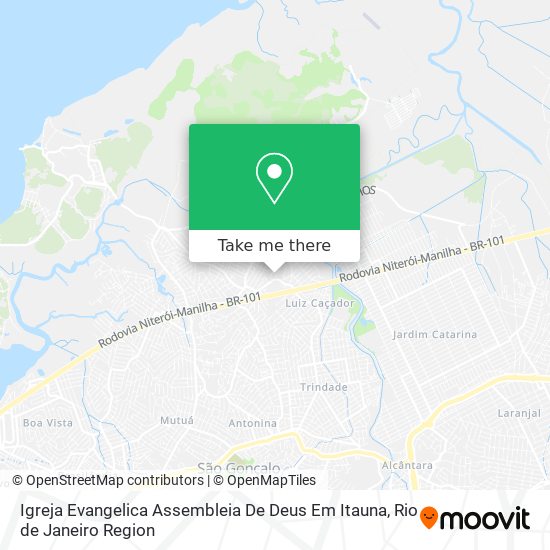 Igreja Evangelica Assembleia De Deus Em Itauna map