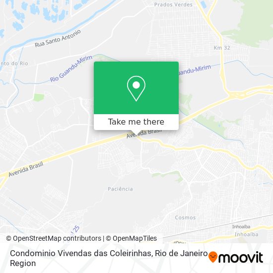 Condominio Vivendas das Coleirinhas map