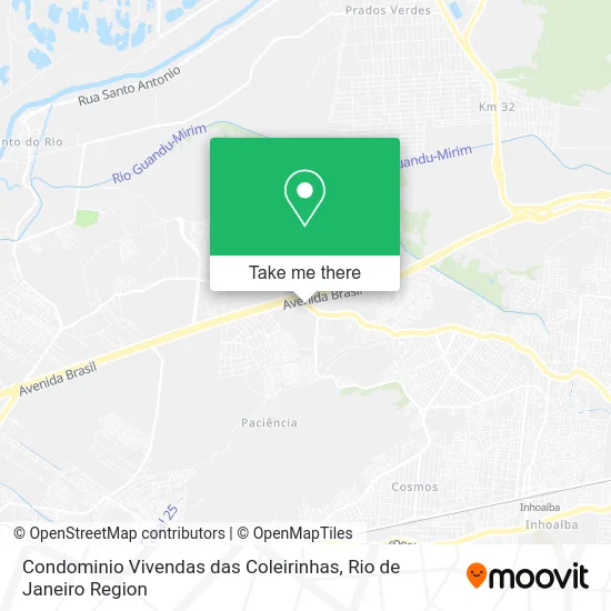 Condominio Vivendas das Coleirinhas map