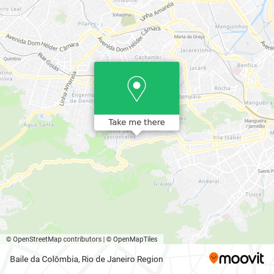 Baile da Colômbia map