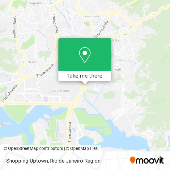 Shopping Uptown map