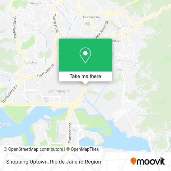 Shopping Uptown map