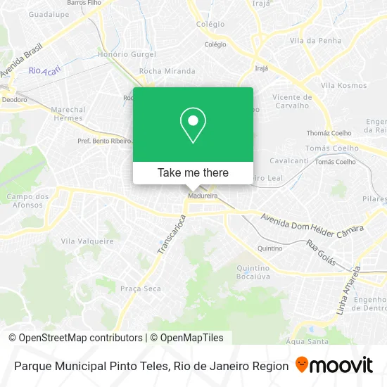 Parque Municipal Pinto Teles map