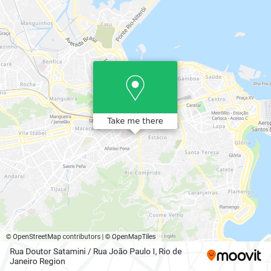 Mapa Rua Doutor Satamini / Rua João Paulo I