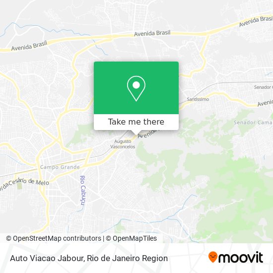Auto Viacao Jabour map
