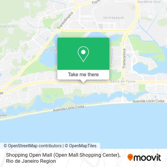 Shopping Open Mall map