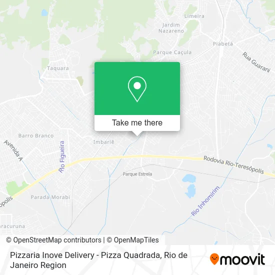 Pizzaria Inove Delivery - Pizza Quadrada map