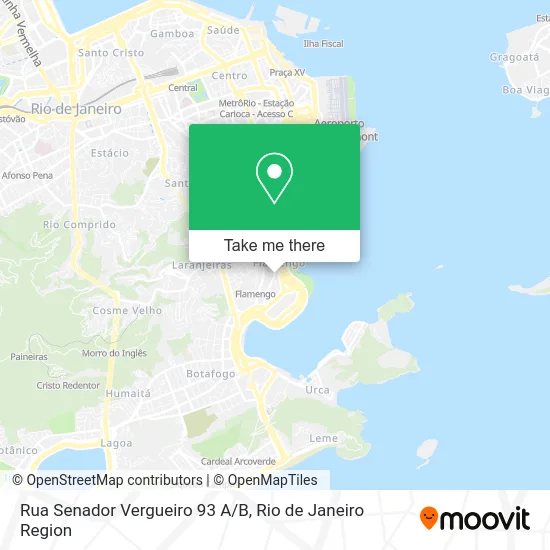 Rua Senador Vergueiro 93 A/B map