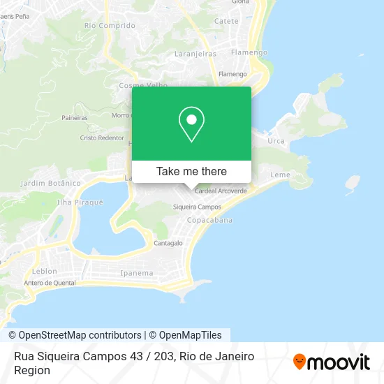 Rua Siqueira Campos 43 / 203 map