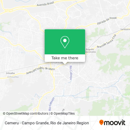 Cemeru - Campo Grande map