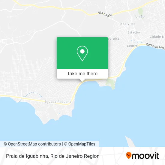 Praia de Iguabinha map