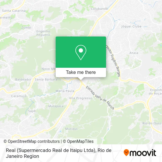 Real (Supermercado Real de Itaipu Ltda) map