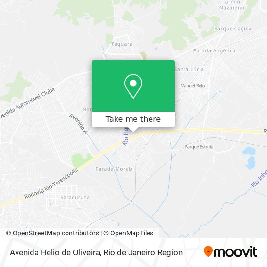 Avenida Hélio de Oliveira map