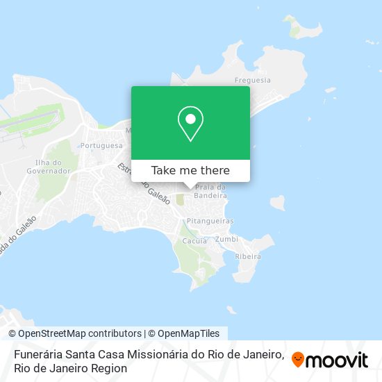 Funerária Santa Casa Missionária do Rio de Janeiro map