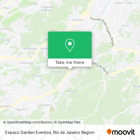 Espaco Garden Eventos map