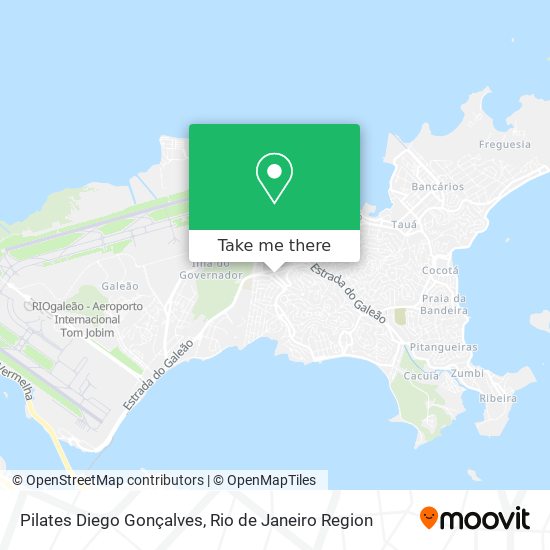 Pilates Diego Gonçalves map