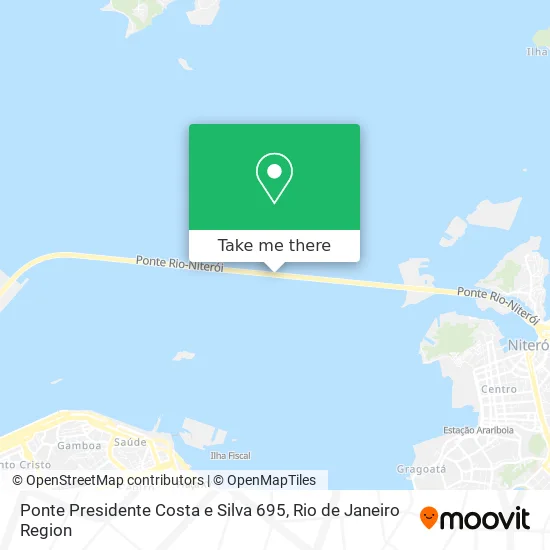 Ponte Presidente Costa e Silva 695 map