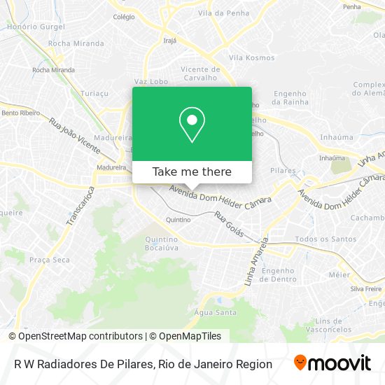 R W Radiadores De Pilares map