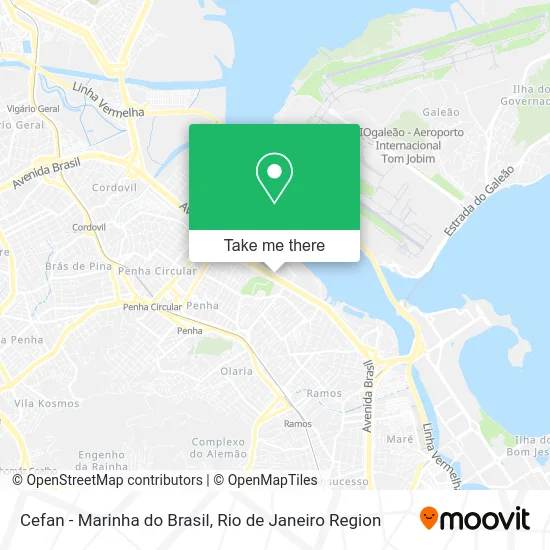 Cefan - Marinha do Brasil map