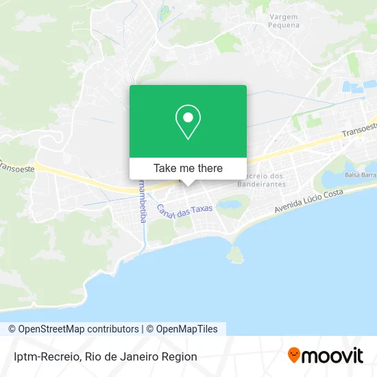 Iptm-Recreio map