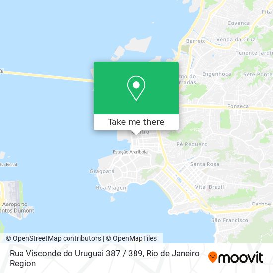 Mapa Rua Visconde do Uruguai 387 / 389
