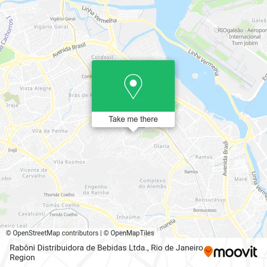Rabôni Distribuidora de Bebidas Ltda. map