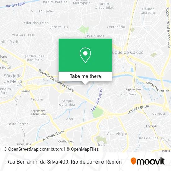 Rua Benjamin da Silva 400 map