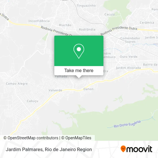 Jardim Palmares map