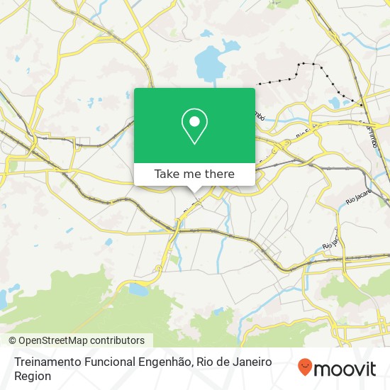 Treinamento Funcional Engenhão map