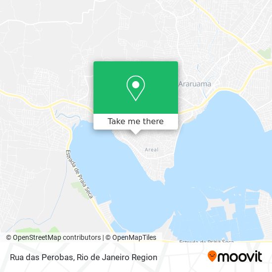 Mapa Rua das Perobas